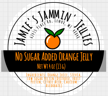 4 oz No Sugar Added Jam and Jelly